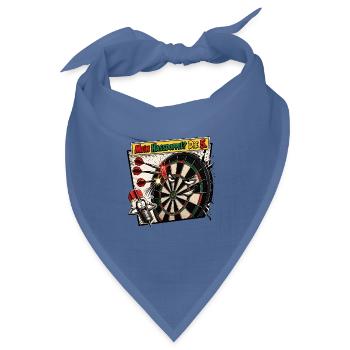 Mein Hassdoppel? Die 5 - Bandana Dreieckstuch - Taubenblau - Vorne