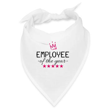 Mitarbeiter des Jahres - Bandana - Weiß - Vorne
