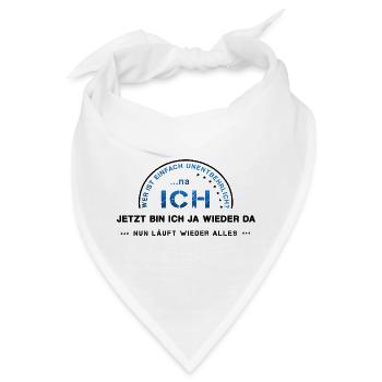 unentbehrlich Chef ich - Bandana - Weiß - Vorne
