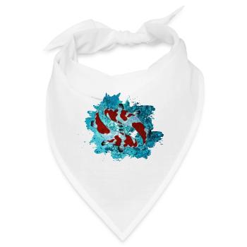 Koi - Bandana - Weiß - Vorne