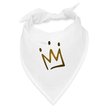 Krone - Bandana - Weiß - Vorne