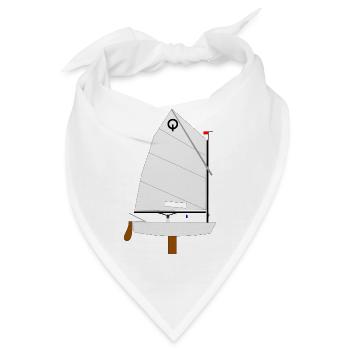 Optimist Riss - Bandana - Weiß - Vorne