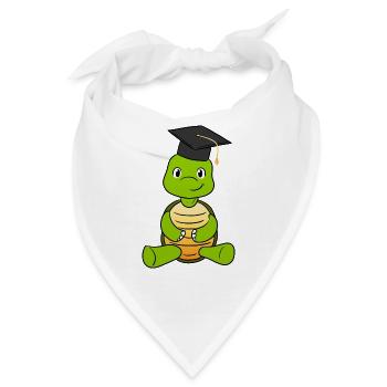 Graduation Turtle - Bandana - Weiß - Vorne