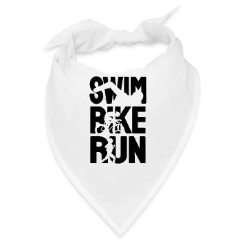 Triathlon Triathlet - Bandana - Weiß - Vorne
