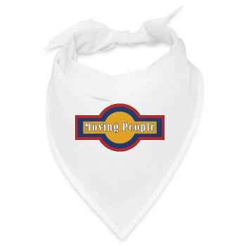 moving people - Bandana - Weiß - Vorne