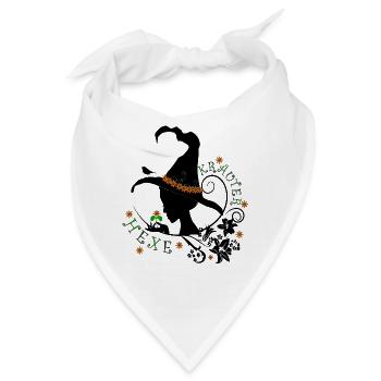 Kräuterhexe Hexe Natur Kräuter Wildpflanzen Bio - Bandana - Weiß - Vorne