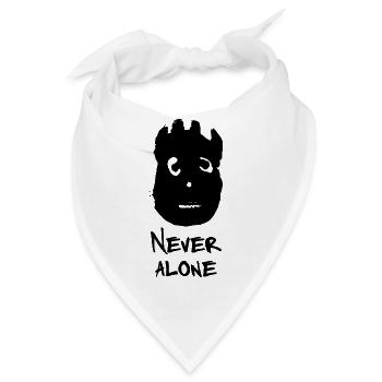 Never Alone - Never Alone - Wilson allein auf der Welt - Bandana - Weiß - Vorne