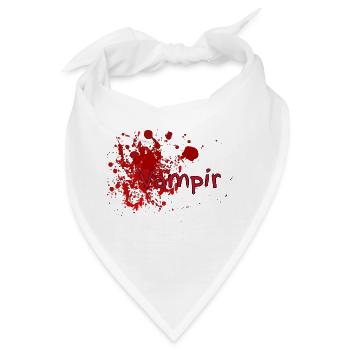 Vampir - Bandana - Weiß - Vorne