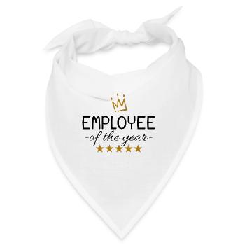 Mitarbeiter des Jahres - Bandana - Weiß - Vorne