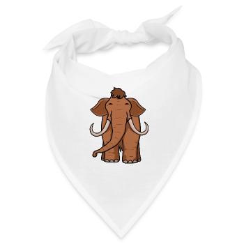 Mammut Steinzeit - Bandana - Weiß - Vorne