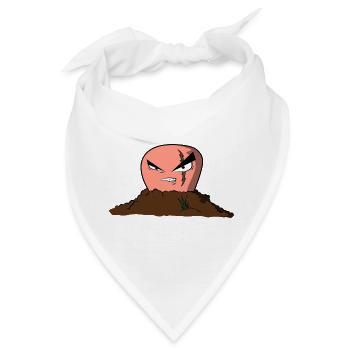 Wurm - Bandana - Weiß - Vorne
