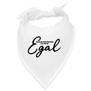 Egal - Bandana - Weiß - Vorne
