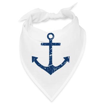 Anker - Bandana - Weiß - Vorne