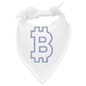 Bitcoin bitcoin BITCOIN Bitcoin - Bandana - Weiß - Vorne