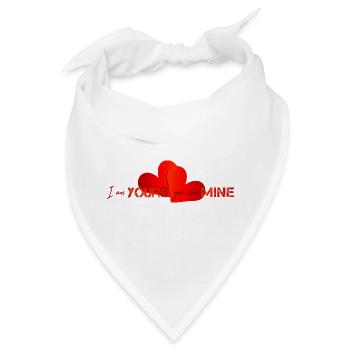 my valentine Happy valentine - Bandana - Weiß - Vorne