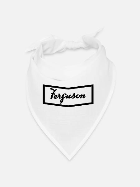 Logo de capot Ferguson TE20 - Bandana - blanc