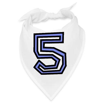 5. 5 JAHRE - Bandana - Weiß - Vorne