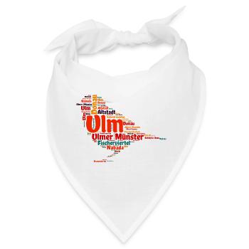 Ulmer Spatz - Bandana - Weiß - Vorne