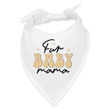 Pelz Baby Mama - Bandana - Weiß - Vorne