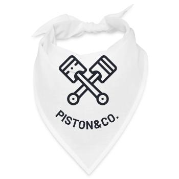KOLBEN & CO - Bandana - Weiß - Vorne