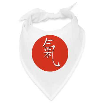 red chi - Bandana - Weiß - Vorne