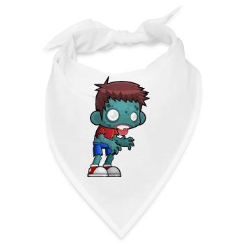 Zombie - Bandana - Weiß - Vorne