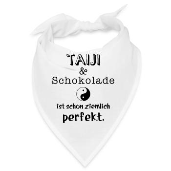 taiji und schokolade - Bandana - Weiß - Vorne