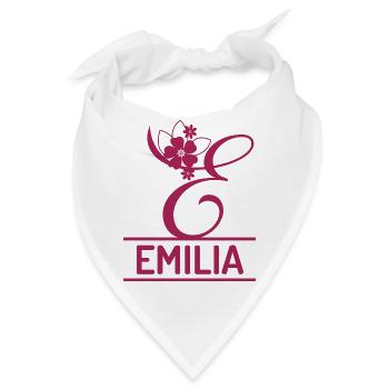 EMILIA Vorname - Bandana - Weiß - Vorne