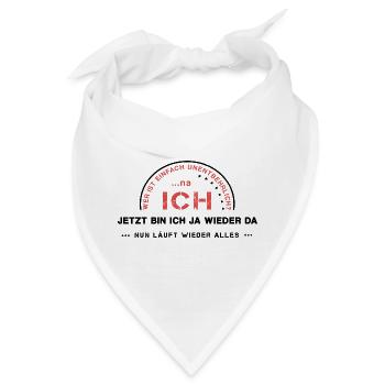 unentbehrlich Ego ich - Bandana - Weiß - Vorne