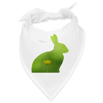 Hase - Bandana - Weiß - Vorne