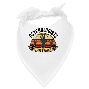 Psychologe - Bandana - Weiß - Vorne