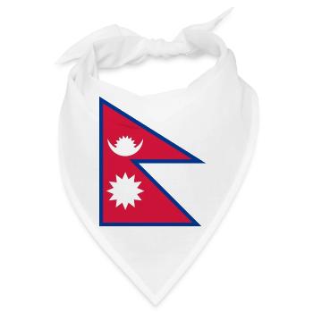 Nepal - Bandana - Weiß - Vorne