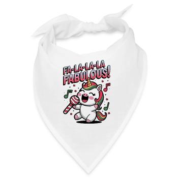 Fa-la-la-la Fabelhaft! - Bandana - Weiß - Vorne
