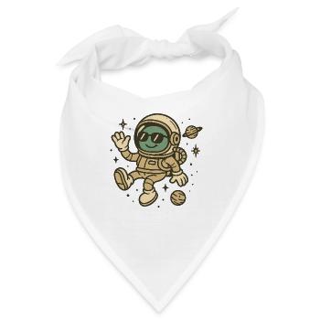 Willkommen im All - Bandana - Weiß - Vorne