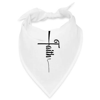 Faith - Bandana - Weiß - Vorne