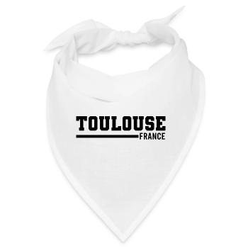 Toulouse | Frankreich - Bandana - Weiß - Vorne