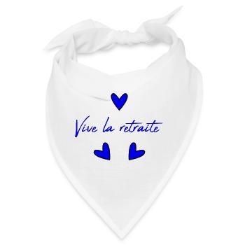 RUHESTAND. RUHESTAND. PENSIONIERT. RUHESTAND - Bandana - Weiß - Vorne