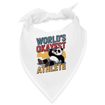 Der okayste Athlet der Welt - Bandana - Weiß - Vorne