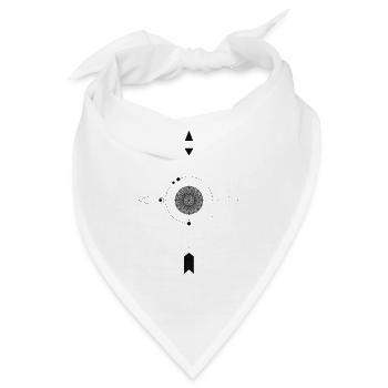 Kompass - Bandana - Weiß - Vorne