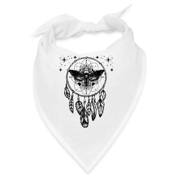 Tarot Karte Okkult Astrologie gothic esoterik - Bandana - Weiß - Vorne