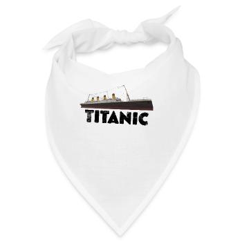 Titanic Retro - Bandana - Weiß - Vorne