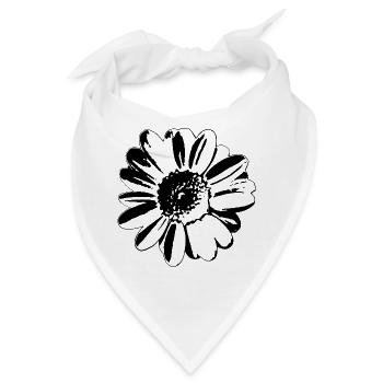 Flower Daisy - Bandana - Weiß - Vorne