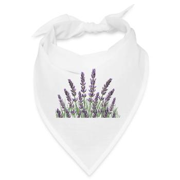 Lavendelhalme Lavendel - Bandana - Weiß - Vorne