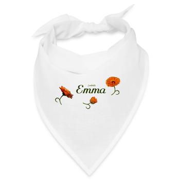 Emma Geburtstag Emma - Bandana - Weiß - Vorne