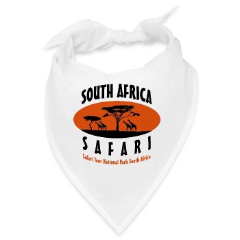 South Africa Safari - Bandana - Weiß - Vorne