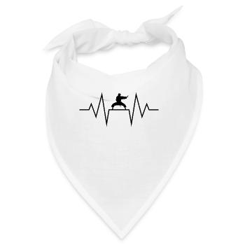 Kampfsport - Bandana - Weiß - Vorne