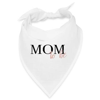 Mom to be - Bandana - Weiß - Vorne