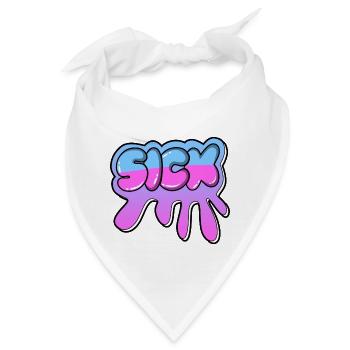 Graffiti - Bandana - Weiß - Vorne