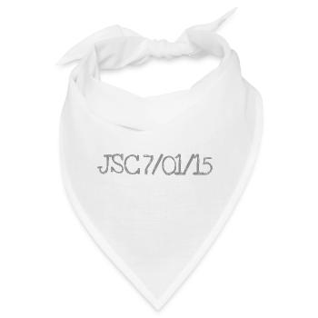Slogan "Je suis Charlie" 01.07.2015 - Bandana - Weiß - Vorne