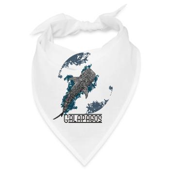 Walhai der Galapagos-Inseln - Bandana - Weiß - Vorne